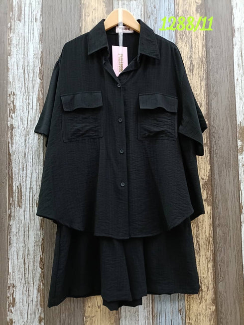 Casual Two Piece Shorts Sets